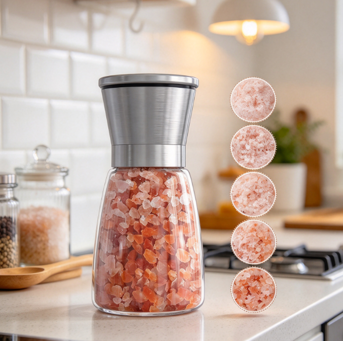 Stainless Steel Salt And Pepper Grinder With Adjustable Ceramic Core - Image 2