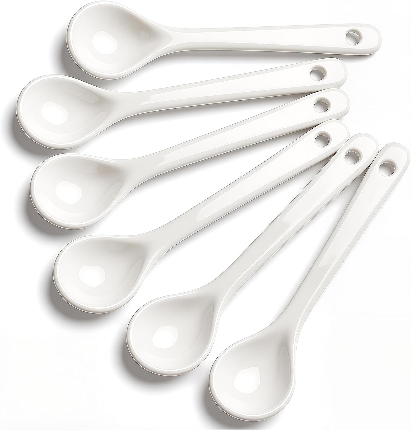 Small Seasoning Jar Spoon Set (6-Piece), For Salt, Sugar, And Honey